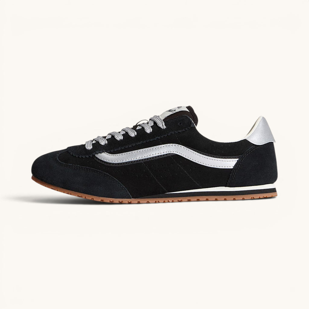 Tenis Vans Super Lowpro Black & Silver Grey