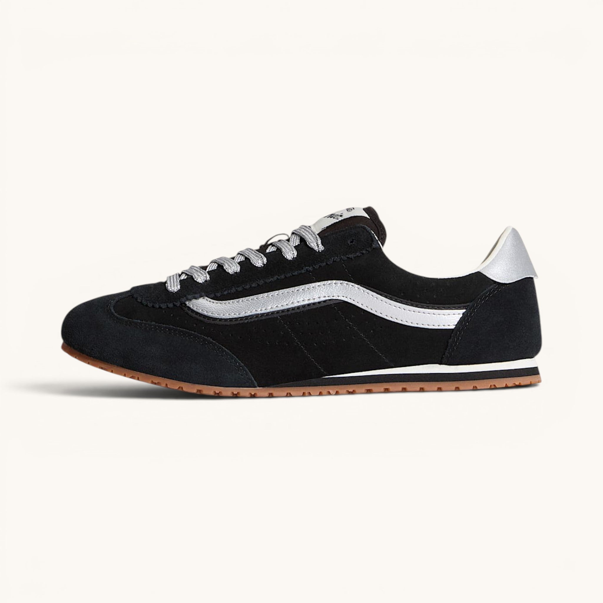 Tenis Vans Super Lowpro Black & Silver Grey