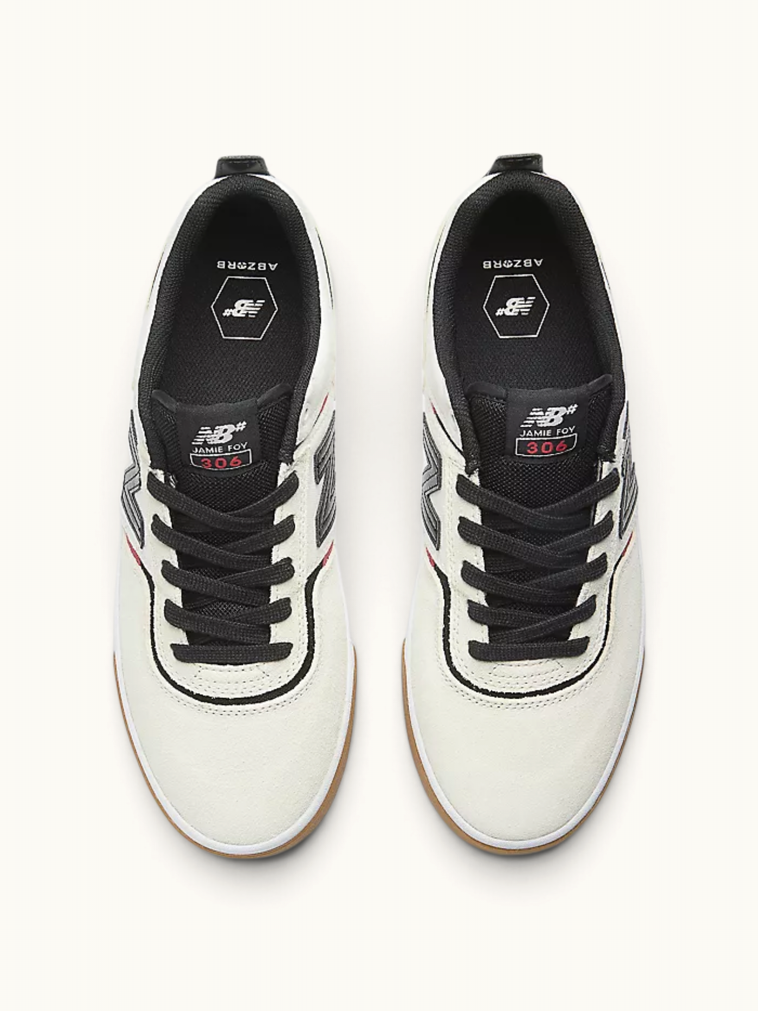 Tenis New Balance Numeric 306 Sea Salt with Black