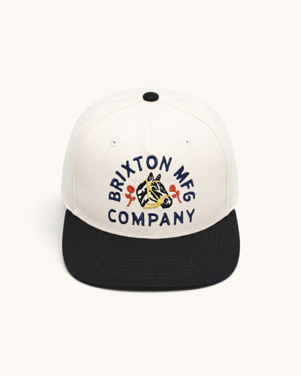 Gorra Brixton Trophy Horse Off White & Black Snapback