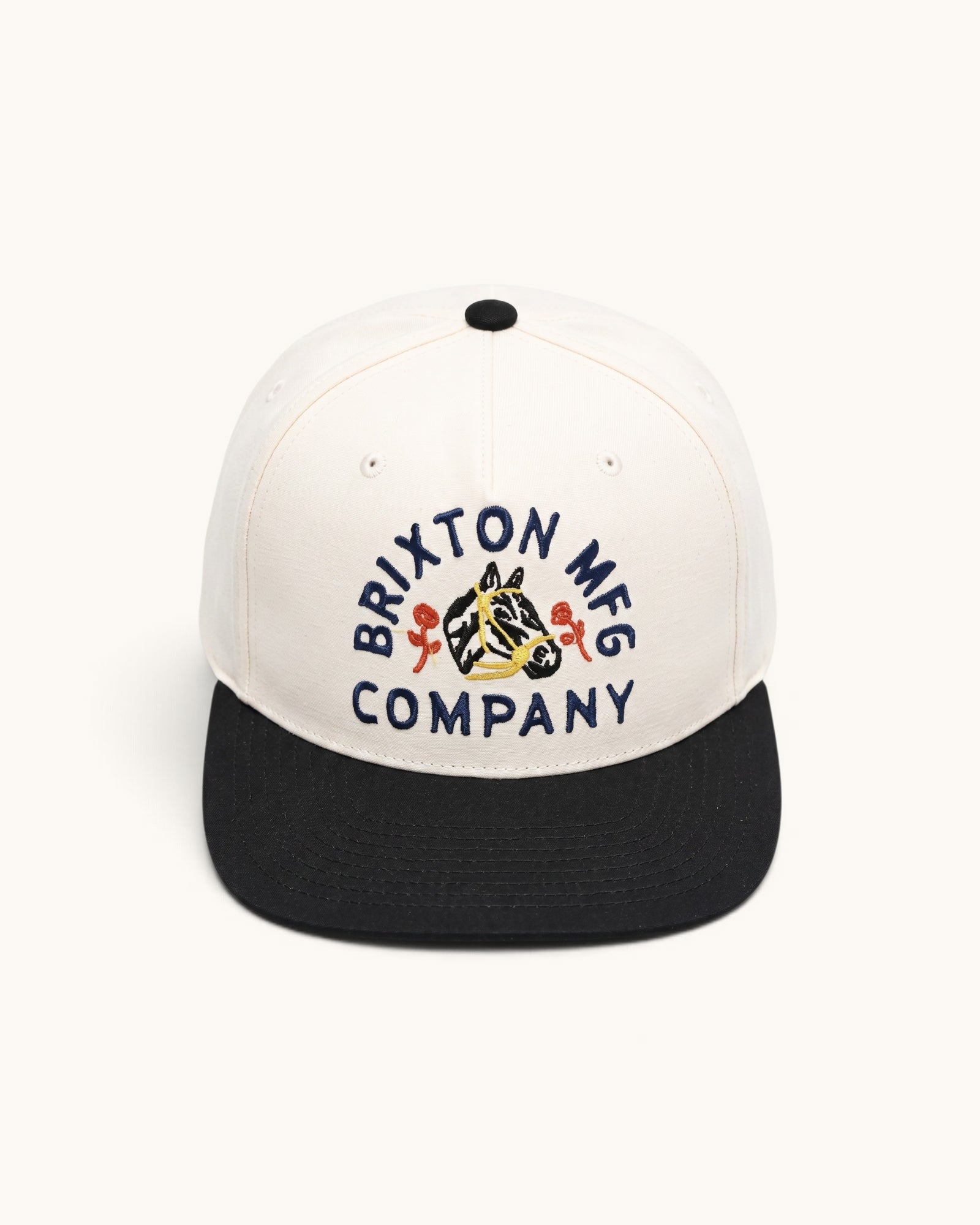 Gorra Brixton Trophy Horse Off White & Black Snapback