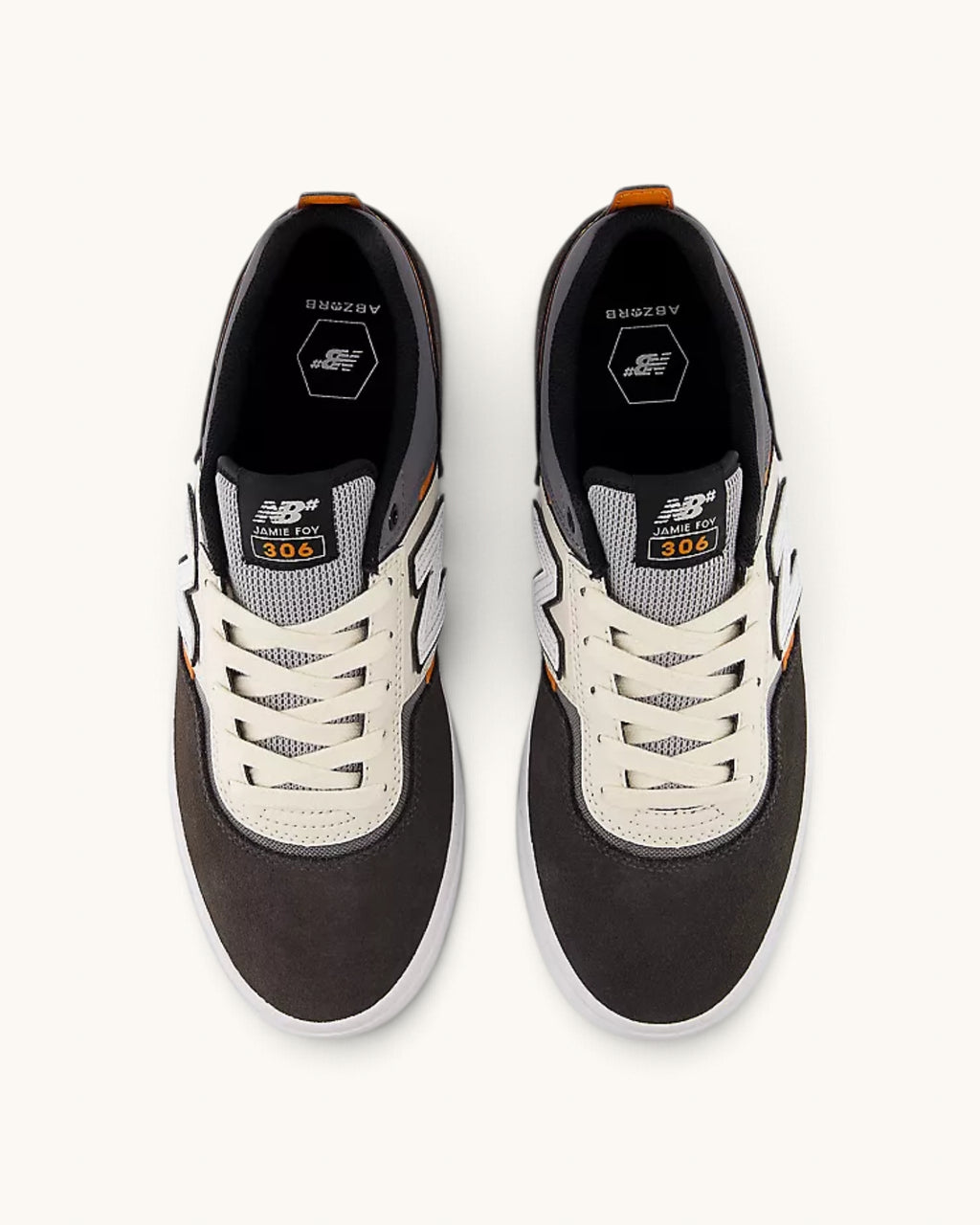 Tenis New Balance Numeric 306 Black Cement with Sea Salt