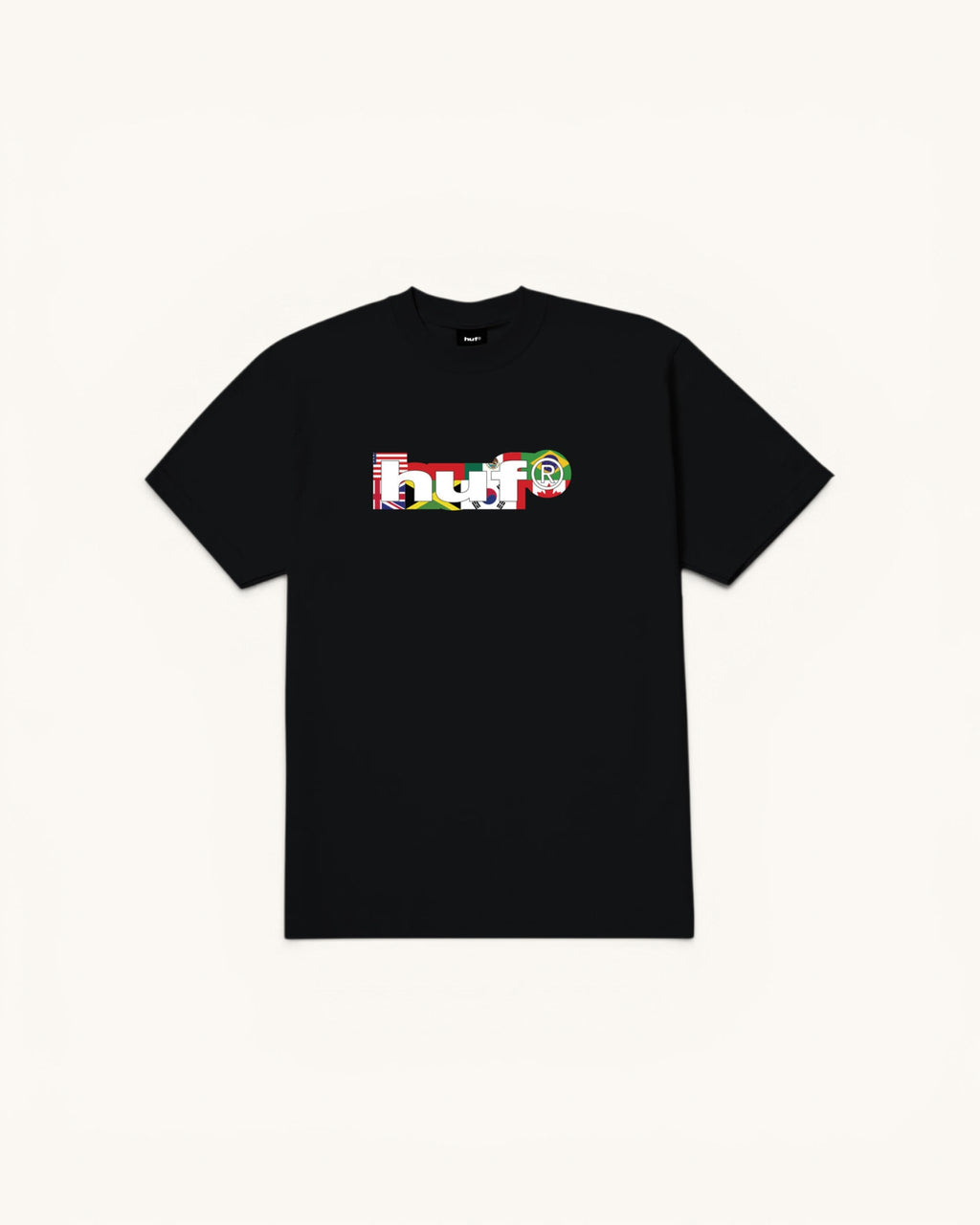 Camiseta Disney x HUF Mickey Mouse Worldwide Tour Negro