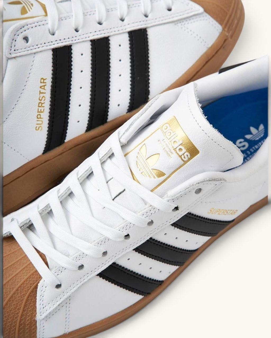 Tenis Adidas Superstar ADV White, Black & Gum