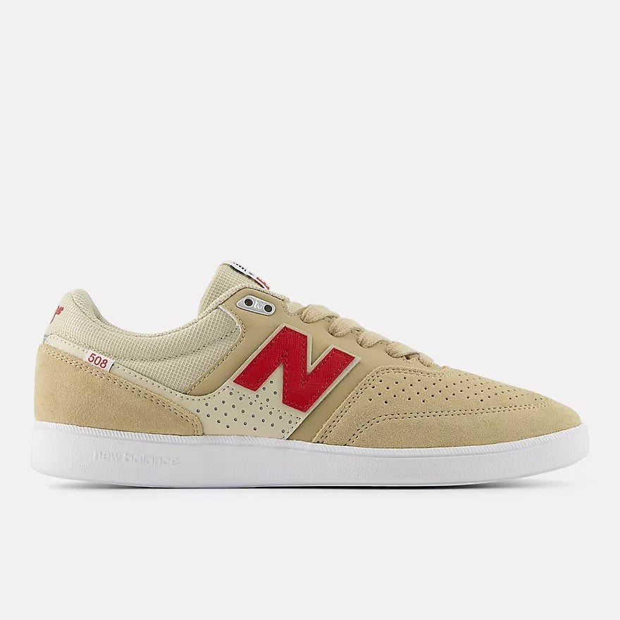 Tenis New Balance Numeric Westgate 508 Beige & Red