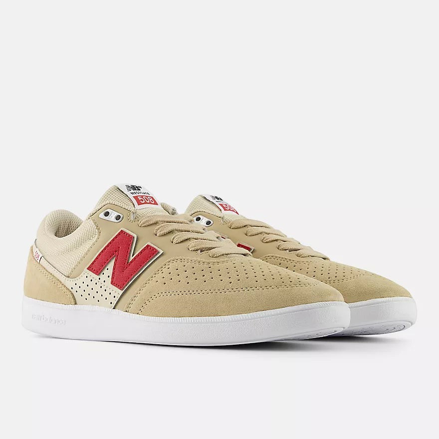 Tenis New Balance Numeric Westgate 508 Beige & Red